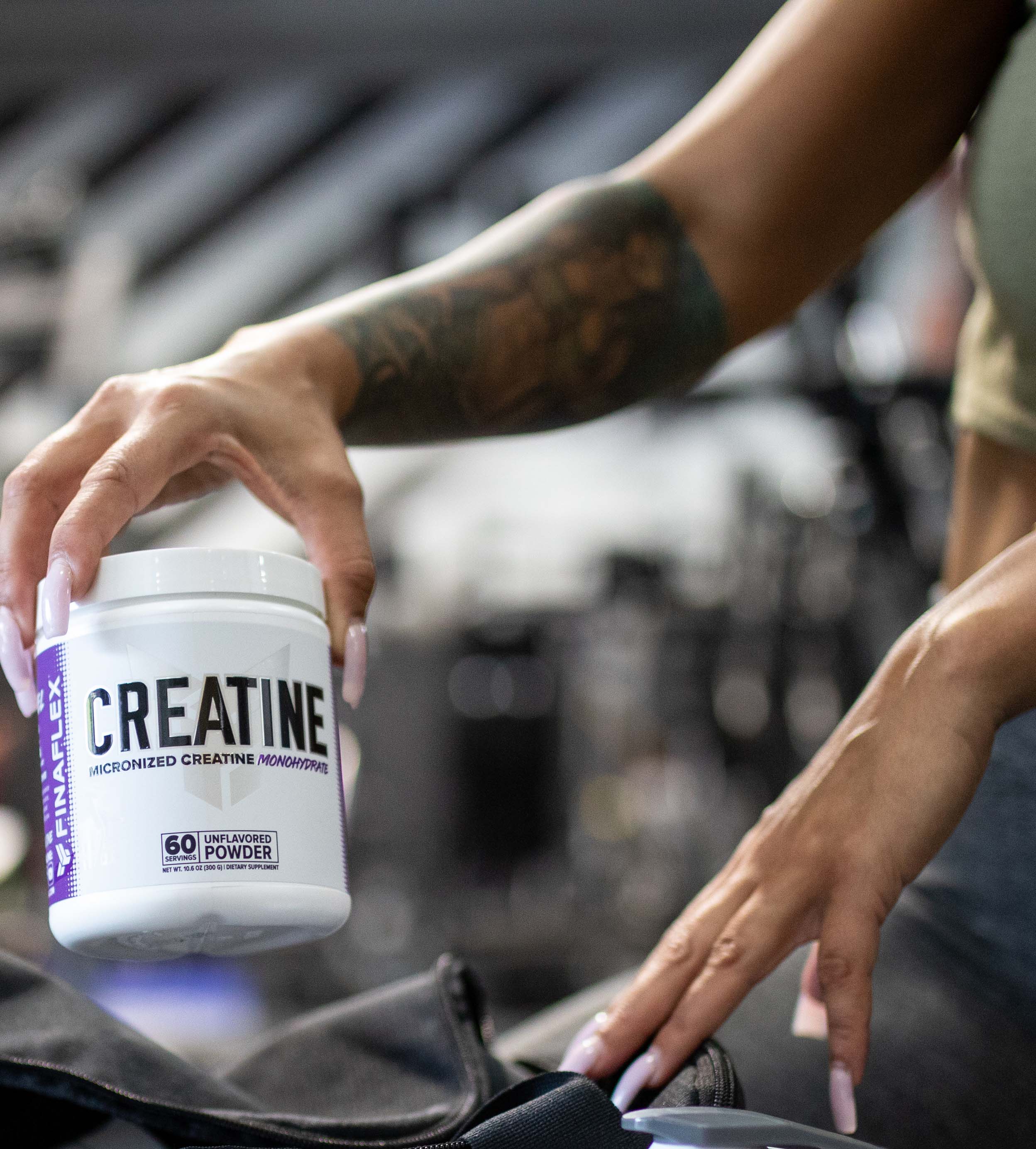 Pure Creatine | Finaflex | Muscular Strength 300 Grams - Unflavored